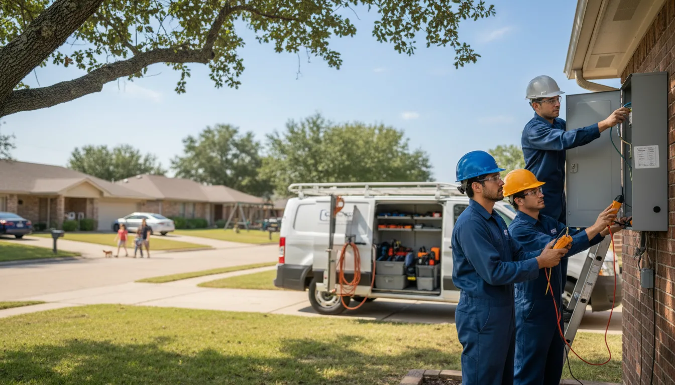 Certified electrician providing emergency electrical services in Milltown, WI